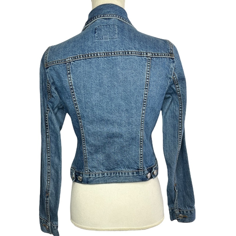 Banana Republic XSmall Denim Trucker Jean Jacket - Picture 2 of 8